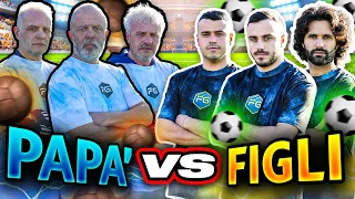 PAPÀ vs FIGLI | ⚽ FOOTBALL CHALLENGE! Chi sono i più forti?