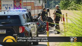 Pittsburgh Police Officer Injured In Crash