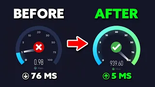 How to Speed Up Any Internet! 🔧 (Lower Ping & Faster Download Speeds)