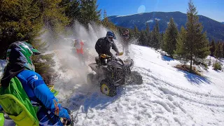 Getting Stuck In Snow One By One⛔️36 Untouchables❌34 ATV's / 1 MAVERICK / 1 KTM❌ Ep4