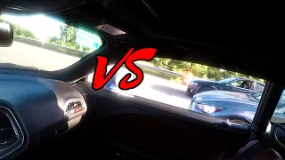 2020 Hellcat Widebody vs Turbo Infiniti/Audi S4