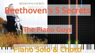 🎹Solo & Chord, Beethoven's 5 Secrets, The Piano Guys, Synthesia Piano