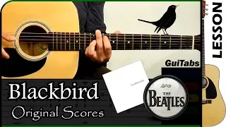 How to play BLACKBIRD 🐦 - The Beatles / GUITAR Lesson 🎸 / GuiTabs #019