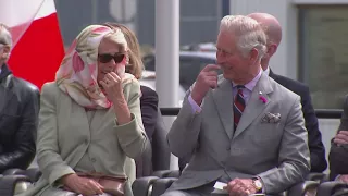 Inuit throat singing leaves Charles and Camilla in stitches