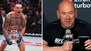 "I SELL HOLY S**T MOMENTS FOR A LIVING" DANA WHITE REACTS TO MAX HOLLOWAY VS JUSTIN GAETHJE