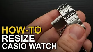 Resizing your Casio watch strap