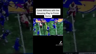 Caleb Williams with the amazing play