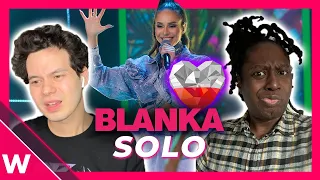 Blanka "Solo" Reaction | Poland Eurovision 2023