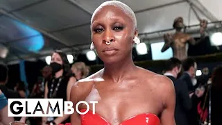 Cynthia Erivo GLAMBOT: Behind the Scenes at 2022 SAG Awards | E! Red Carpet & Award Shows