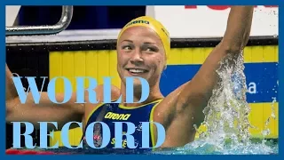 SARAH SJÖSTRÖM BRAKES 100M FREESTYLE WR - Swimming World Cup 2017 (race video)