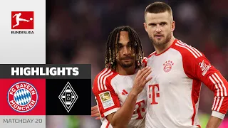 Boey Debut At Bayern Win! | FC Bayern - Gladbach 3-1 | Highlights | Matchday 20 – Bundesliga 2023/24