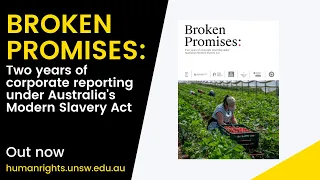 Broken Promises report launch