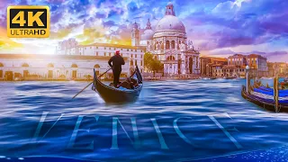 Venice ITALY in 4K - Relaxation music