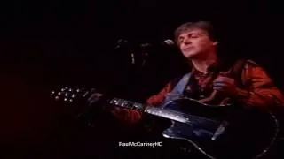 Paul McCartney - Yesterday (Live 1990) (Get Back World Tour)  high definition