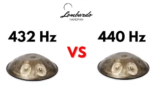 HANDPAN: 432 Hertz VS 440 Hertz - (ITA - ENG) LOMBARDO handpan