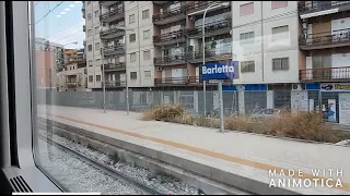 HD - Da Barletta a Foggia, viaggio completo Frecciabianca (FB 8816) Lecce - Venezia S. Lucia