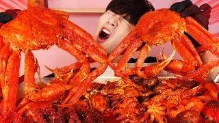 MUKBANG | 매운 대게 해물찜 먹방! 🔥 Spicy KingCrab Braised Seafood Korean ASMR 후니 Hoony Eatingsound