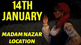 *14TH JANUARY* MADAM NAZAR LOCATION RED DEAD ONLINE WHERE IS THE COLLECTOR? RED DEAD REDEMPTION 2