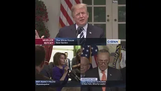 President Trump and Democratic Leaders Trade Remarks