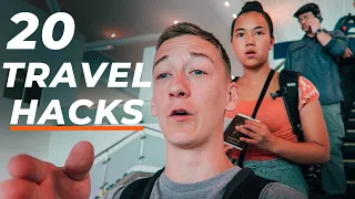 20 MOST OVERLOOKED Flight/Airport Hacks - 2021 BEST Flight Ever