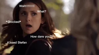 Elena being a jealous girlfriend/ex of Stefan for 10 minutes straight