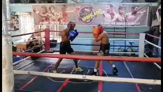 Miel Fajardo vs saulong wbc international champion Sparring🥊🥊