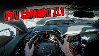 What it's like to drive a Slightly Modded CAMARO ZL1 | POV