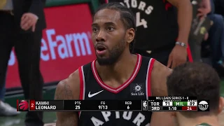 Milwaukee Bucks Fans Chant "LA's Calling" With Kawhi Leonard At Free-Throw Line