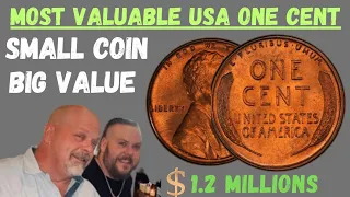 MOST VALUABLE USA ONE CENT LINCOLN COIN! BE A MILLIONAIRE - WATCH NOW