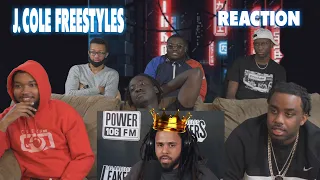 J. Cole Freestyles - L.A. LEAKERS (REACTION!)