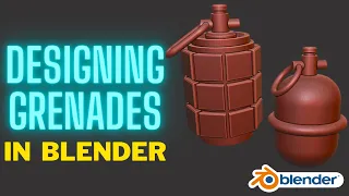 Designing Sci-Fi Grenades in Blender