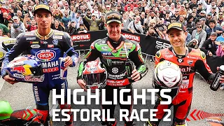 WorldSBK Race 2 Highlights | 2022 Estoril Round