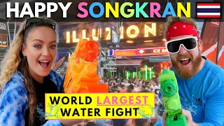 We Celebrate SONGKRAN FESTIVAL in PHUKET (Bangla Road INSANE WATER FIGHT) Patong Thailand