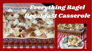 Everything Bagel Breakfast Casserole