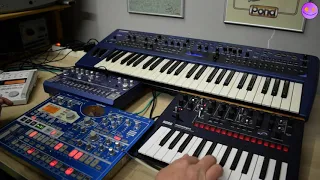 Blue (Da Ba Dee) cover on blue synthesizers #Eiffel65