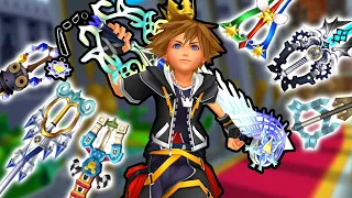 All 24 Birth By Sleep Keyblade's in Kingdom Hearts 2