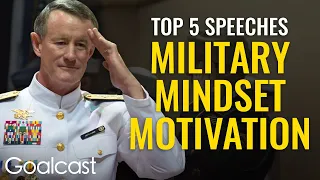 TOP 5 EPIC MILITARY SPEECHES | "Make Your Bed" and MORE! Train Your Mind Like The Military-Goalcast