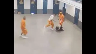 REACTION VIDEO- LEAKED ADCRR PRISON VIDEO.SHOWING BRUTAL ATTACK. #azruction #prisonreform #youtube