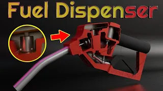 How a Petrol Pump stops Overflow of Fuel? 3D