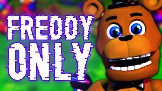 Can you beat FNaF World ONLY using Freddy?