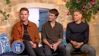 Mamma Mia! 2 Exclusive: Jeremy Irvine, Hugh Skinner & Josh Dylan | Studio 10