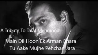 मैं दिल हूँ एक अरमान भरा - Anhonee (1952) - Talat Mehmood,  - Instrumental