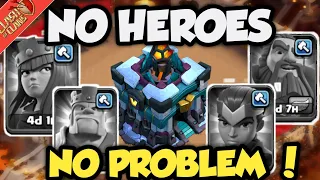 No Heroes No problem !Th13 no heroes attack startegy।। th13 attack strategy ( Clash of Clans )|