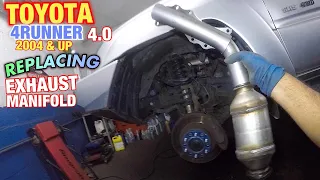 Toyota 4runner Exghust manifold replacement P0420  || Exhaust manifild catalytic converter