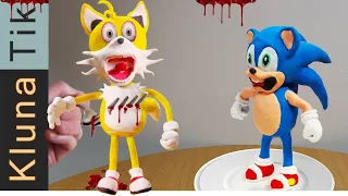 Kluna tik eating Tails, Sonic with Tom cat for dinner! ASMR no talking