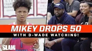 Mikey Williams DROPS 50 in front of Dwyane Wade and INSANE CROWD!