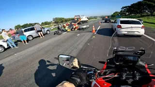 Mais um acidente na Rodovia dos bandeirantes