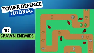 Tower Defence Tutorial in Pygame | Part 10 - Automatically Spawn Enemies