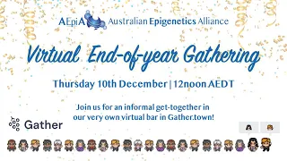 AEpiA Virtual End-of-year Gathering - Gather.town tutorial