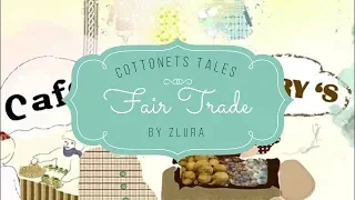 Fair Trade. Cartoon story in English for kids by COTTONETS.
